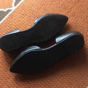 Lane Bryant Shoes - Black Flats with cutout side Lane Bryant Shoes - Black Flats with cutout side